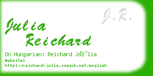 julia reichard business card